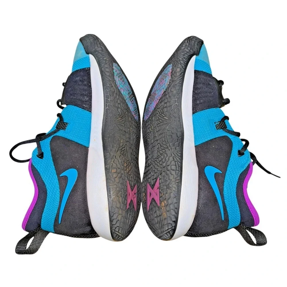 Nike PG 2 Basketball Shoes Mens 10 Pre-Owned Blue Lagoon Paul George‎ AJ2039-402